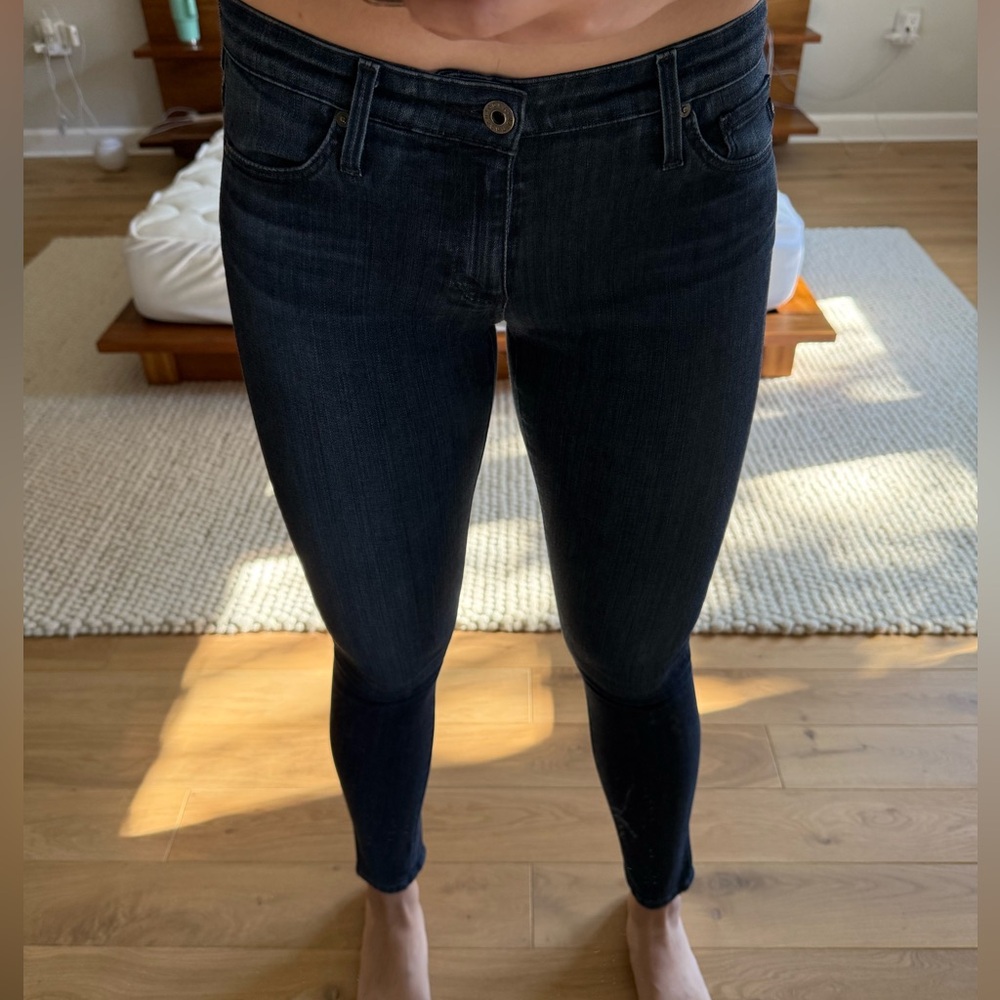 AG Mid Rise the Legging Skinny Ankle Jeans